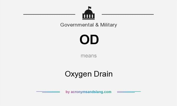 What does OD mean? It stands for Oxygen Drain