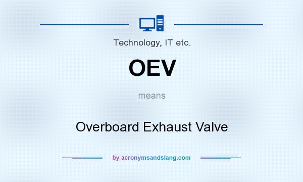 What does OEV mean? It stands for Overboard Exhaust Valve