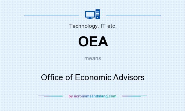 What does OEA mean? It stands for Office of Economic Advisors