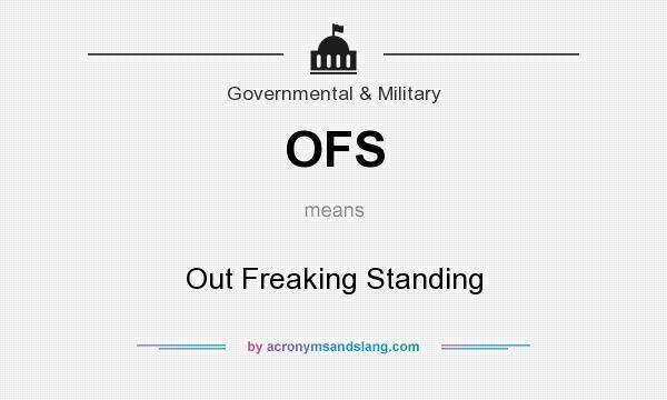 What does OFS mean? It stands for Out Freaking Standing
