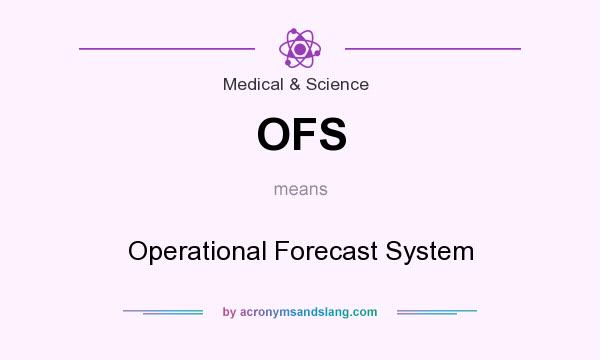 What does OFS mean? It stands for Operational Forecast System