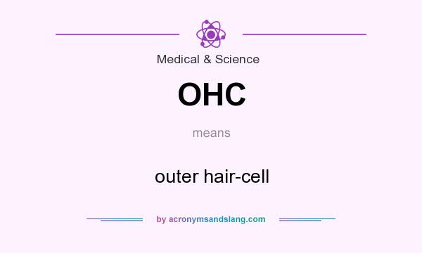 What does OHC mean? It stands for outer hair-cell