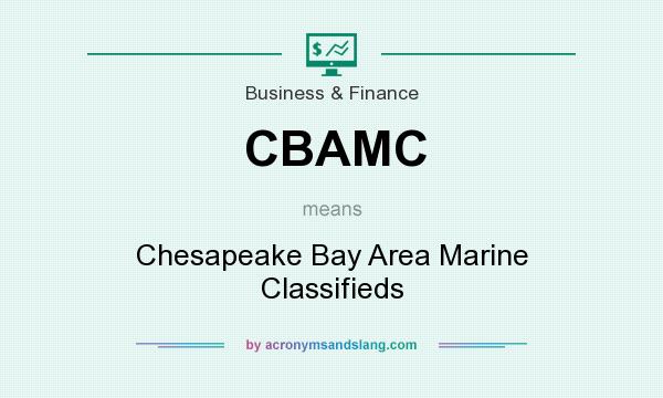 What does CBAMC mean? It stands for Chesapeake Bay Area Marine Classifieds