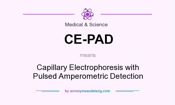 What does CE-PAD mean? It stands for Capillary Electrophoresis with Pulsed Amperometric Detection