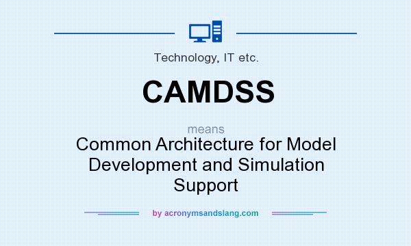 What does CAMDSS mean? It stands for Common Architecture for Model Development and Simulation Support