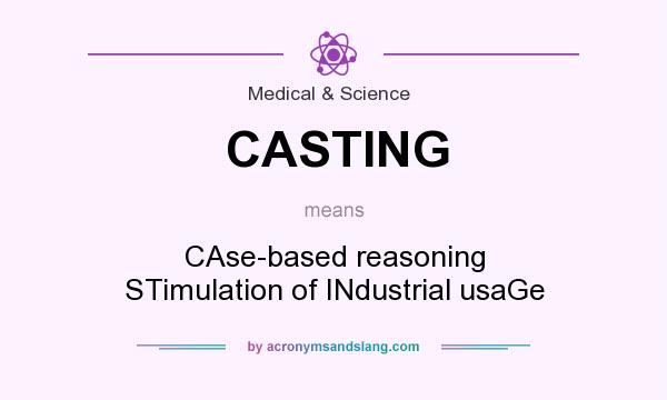 What does CASTING mean? It stands for CAse-based reasoning STimulation of INdustrial usaGe