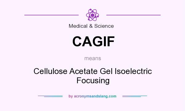 What does CAGIF mean? It stands for Cellulose Acetate Gel Isoelectric Focusing