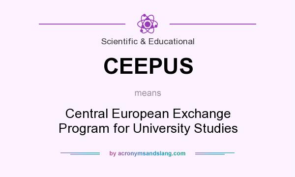What does CEEPUS mean? It stands for Central European Exchange Program for University Studies