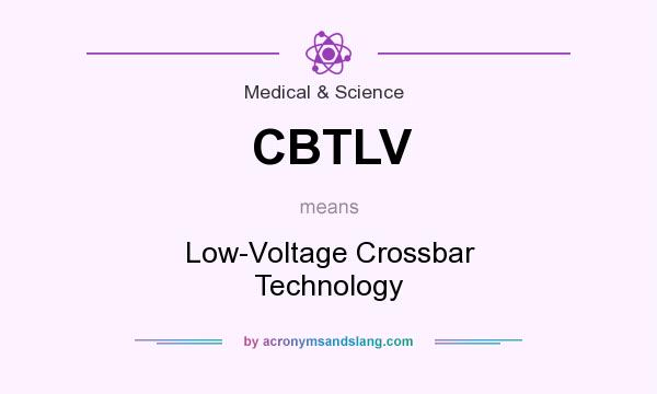 What does CBTLV mean? It stands for Low-Voltage Crossbar Technology