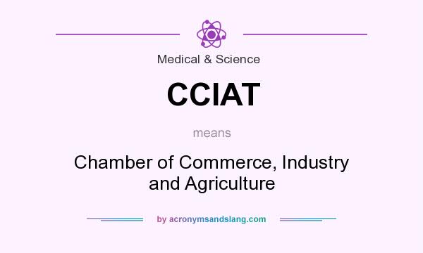 What does CCIAT mean? It stands for Chamber of Commerce, Industry and Agriculture