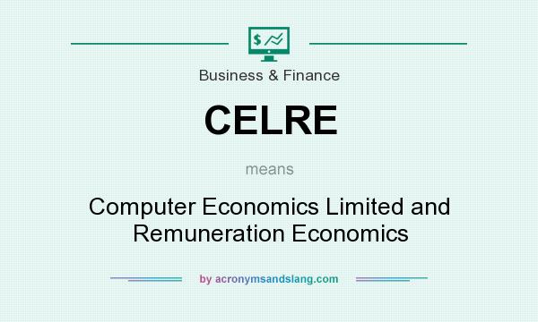 What does CELRE mean? It stands for Computer Economics Limited and Remuneration Economics