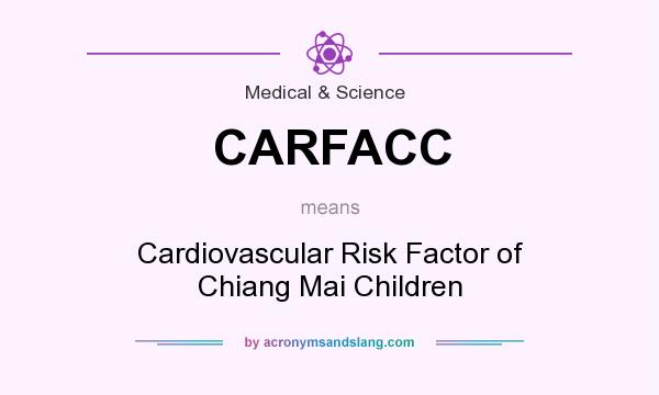 What does CARFACC mean? It stands for Cardiovascular Risk Factor of Chiang Mai Children