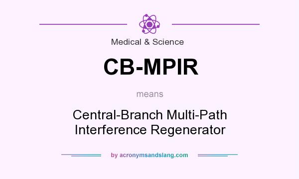 What does CB-MPIR mean? It stands for Central-Branch Multi-Path Interference Regenerator