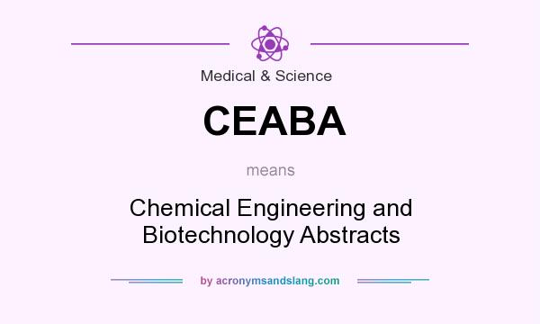 What does CEABA mean? It stands for Chemical Engineering and Biotechnology Abstracts