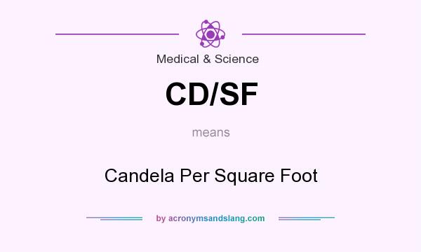 What does CD/SF mean? It stands for Candela Per Square Foot