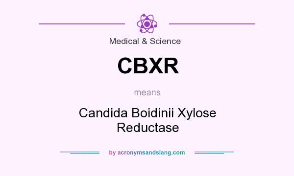 What does CBXR mean? It stands for Candida Boidinii Xylose Reductase