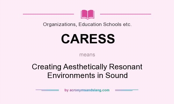 What does CARESS mean? It stands for Creating Aesthetically Resonant Environments in Sound