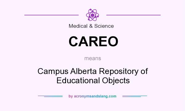 What does CAREO mean? It stands for Campus Alberta Repository of Educational Objects