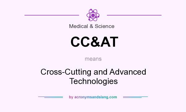 What does CC&AT mean? It stands for Cross-Cutting and Advanced Technologies