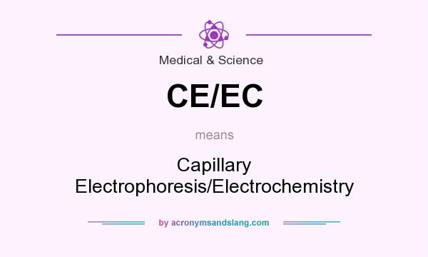 What does CE/EC mean? It stands for Capillary Electrophoresis/Electrochemistry