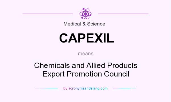 What does CAPEXIL mean? It stands for Chemicals and Allied Products Export Promotion Council