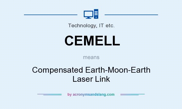 What does CEMELL mean? It stands for Compensated Earth-Moon-Earth Laser Link