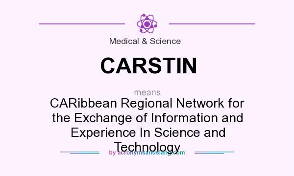 What does CARSTIN mean? It stands for CARibbean Regional Network for the Exchange of Information and Experience In Science and Technology