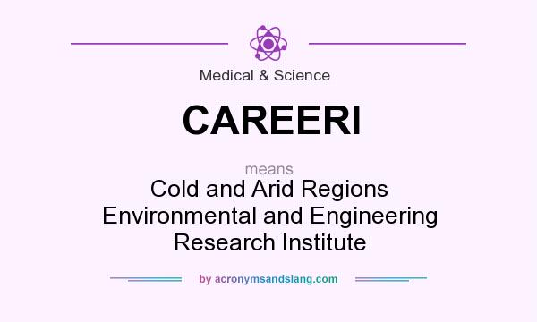 What does CAREERI mean? It stands for Cold and Arid Regions Environmental and Engineering Research Institute