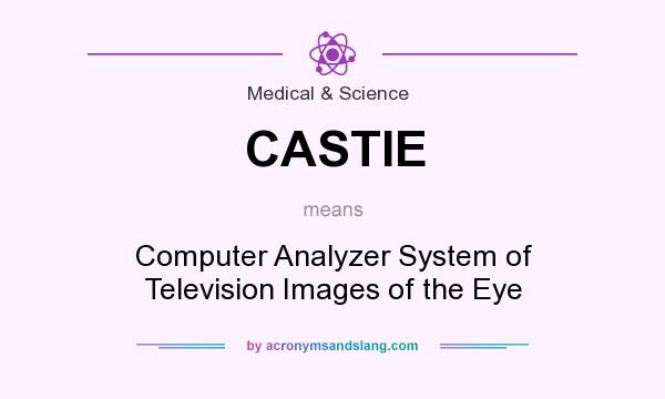 What does CASTIE mean? It stands for Computer Analyzer System of Television Images of the Eye