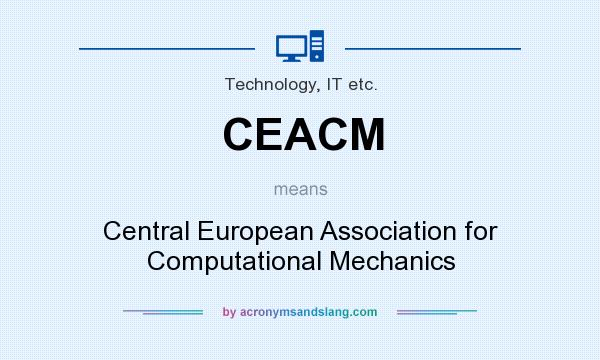 What does CEACM mean? It stands for Central European Association for Computational Mechanics