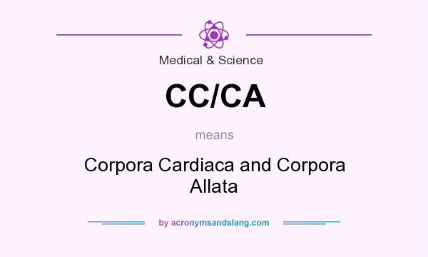 What does CC/CA mean? It stands for Corpora Cardiaca and Corpora Allata