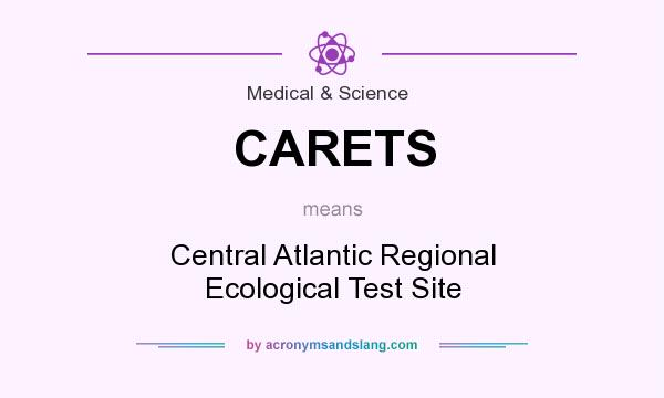 What does CARETS mean? It stands for Central Atlantic Regional Ecological Test Site