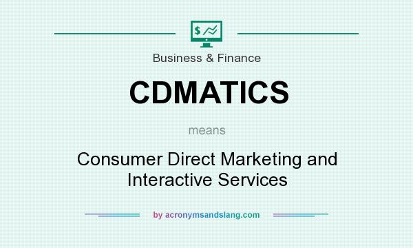 What does CDMATICS mean? It stands for Consumer Direct Marketing and Interactive Services