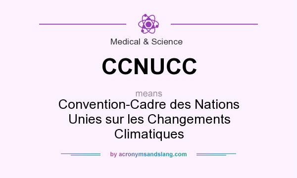 What does CCNUCC mean? It stands for Convention-Cadre des Nations Unies sur les Changements Climatiques