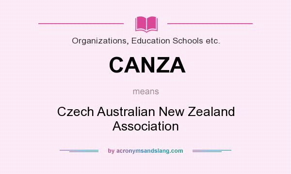 What does CANZA mean? It stands for Czech Australian New Zealand Association