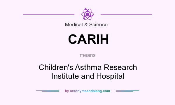 What does CARIH mean? It stands for Children`s Asthma Research Institute and Hospital