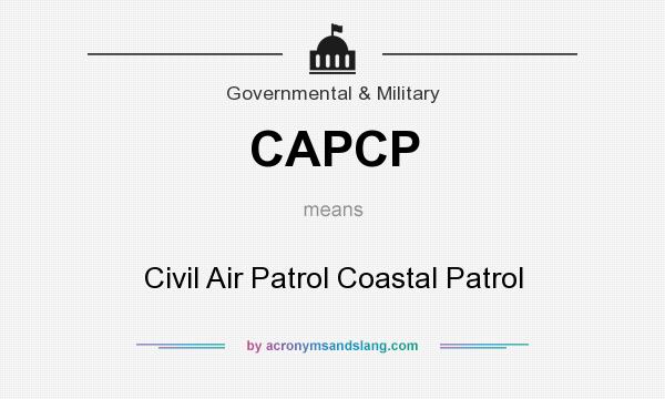 What does CAPCP mean? It stands for Civil Air Patrol Coastal Patrol