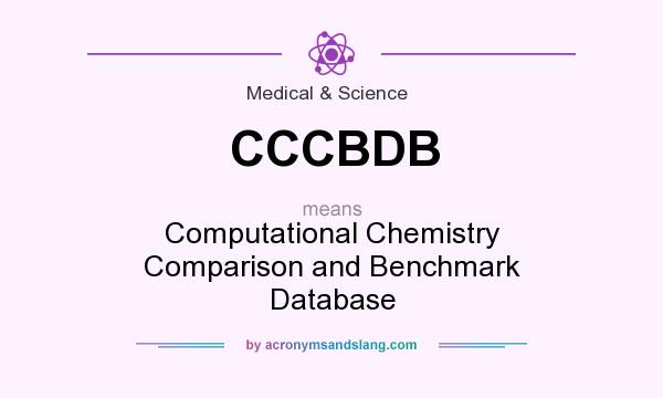 What does CCCBDB mean? It stands for Computational Chemistry Comparison and Benchmark Database