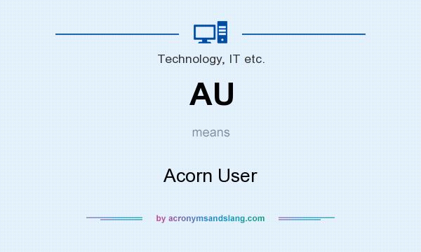 What does AU mean? It stands for Acorn User