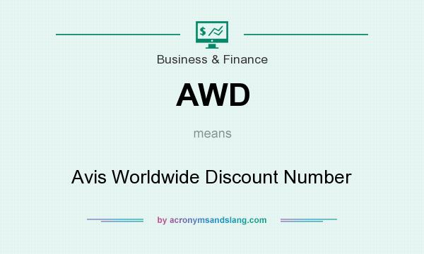 What does AWD mean? It stands for Avis Worldwide Discount Number