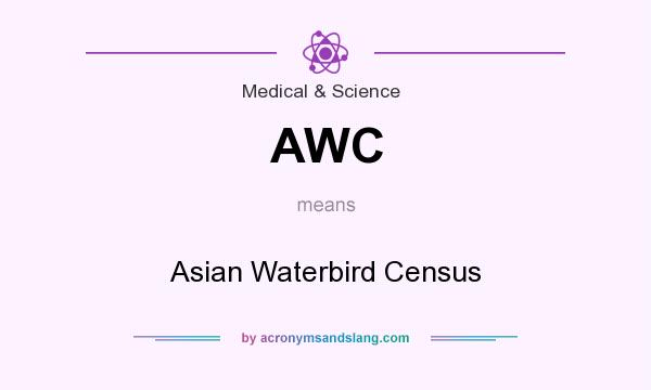 What does AWC mean? It stands for Asian Waterbird Census