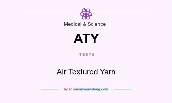 What does ATY mean? It stands for Air Textured Yarn
