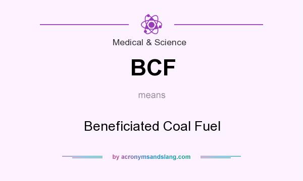 What does BCF mean? It stands for Beneficiated Coal Fuel