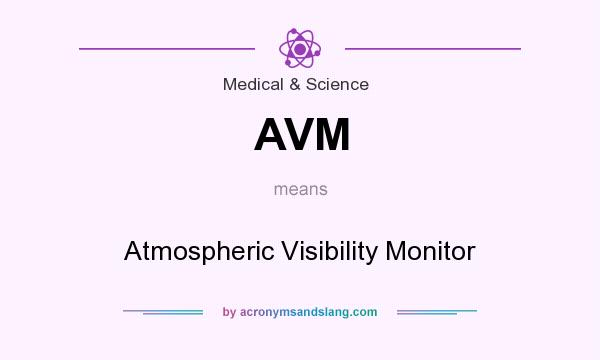 What does AVM mean? It stands for Atmospheric Visibility Monitor