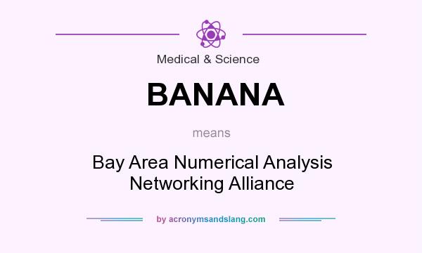 What does BANANA mean? It stands for Bay Area Numerical Analysis Networking Alliance