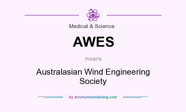What does AWES mean? It stands for Australasian Wind Engineering Society