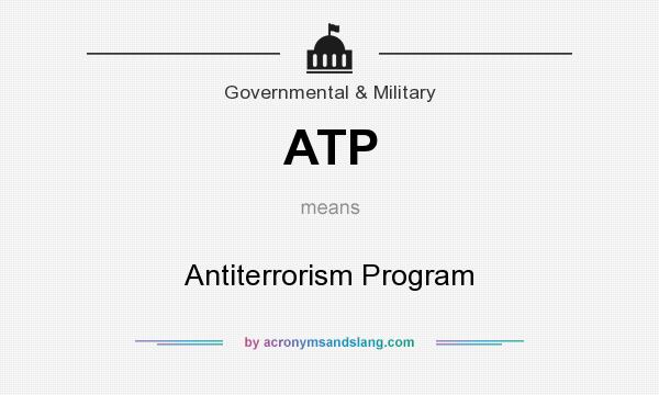 What does ATP mean? It stands for Antiterrorism Program