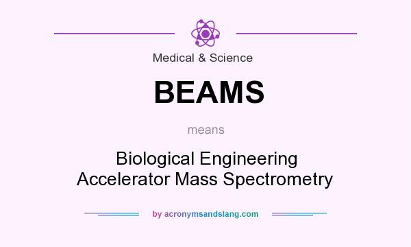 What does BEAMS mean? It stands for Biological Engineering Accelerator Mass Spectrometry