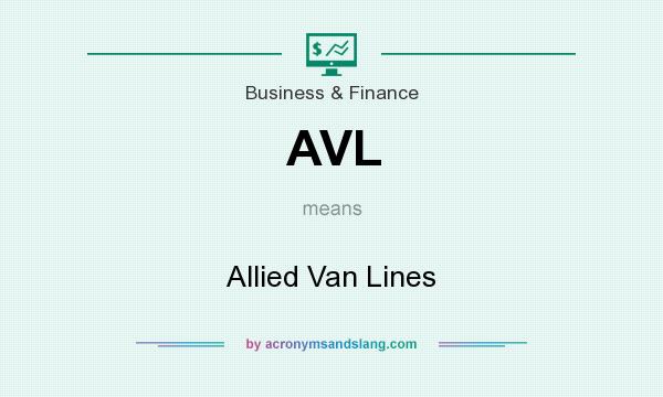 What does AVL mean? It stands for Allied Van Lines
