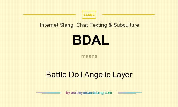 What does BDAL mean? It stands for Battle Doll Angelic Layer
